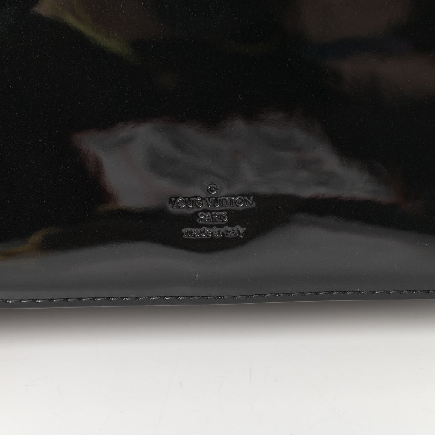 Patent Calfskin Monogram Cherrywood BB Black