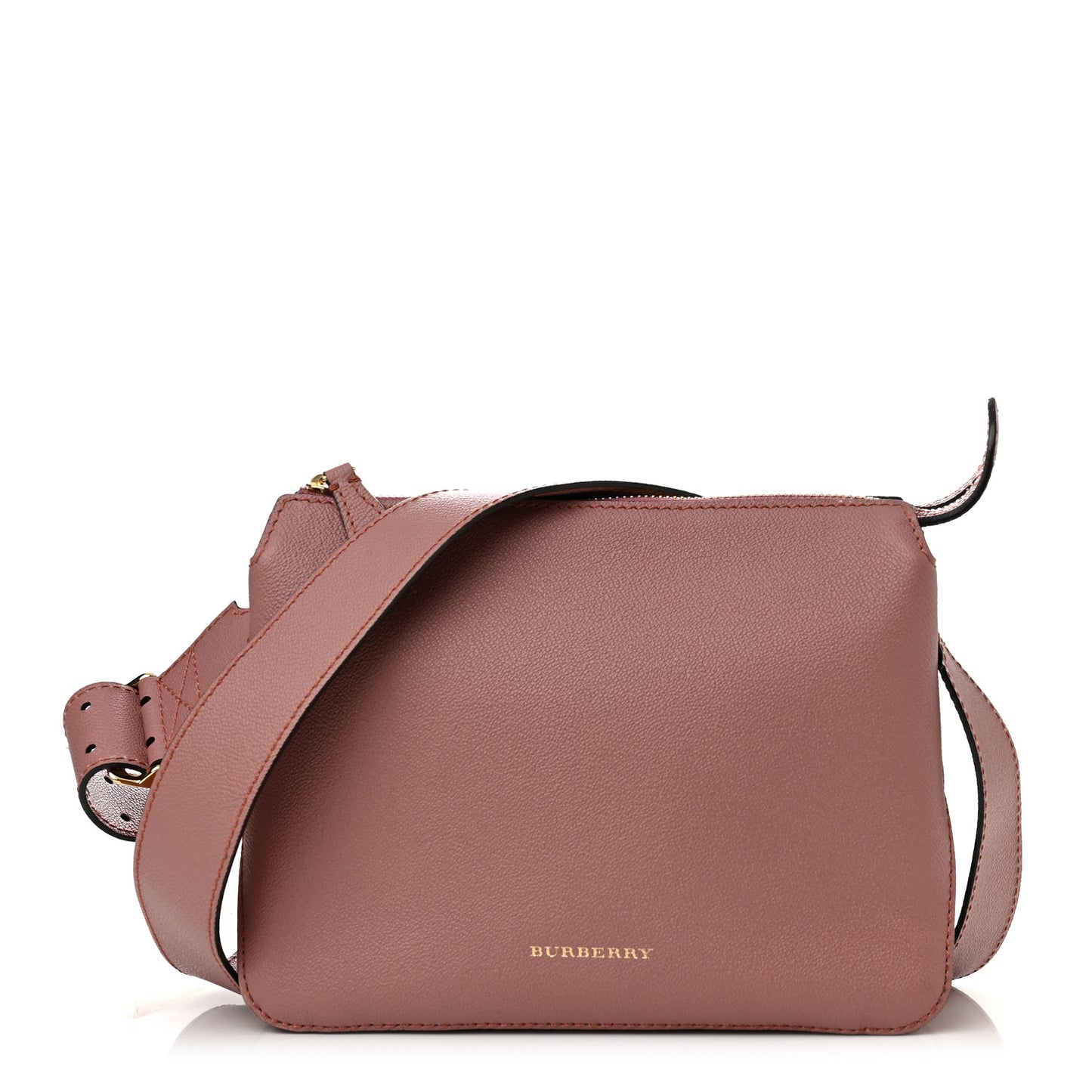 Soft Grain Calfskin Small Helmsley Crossbody Dusty Pink