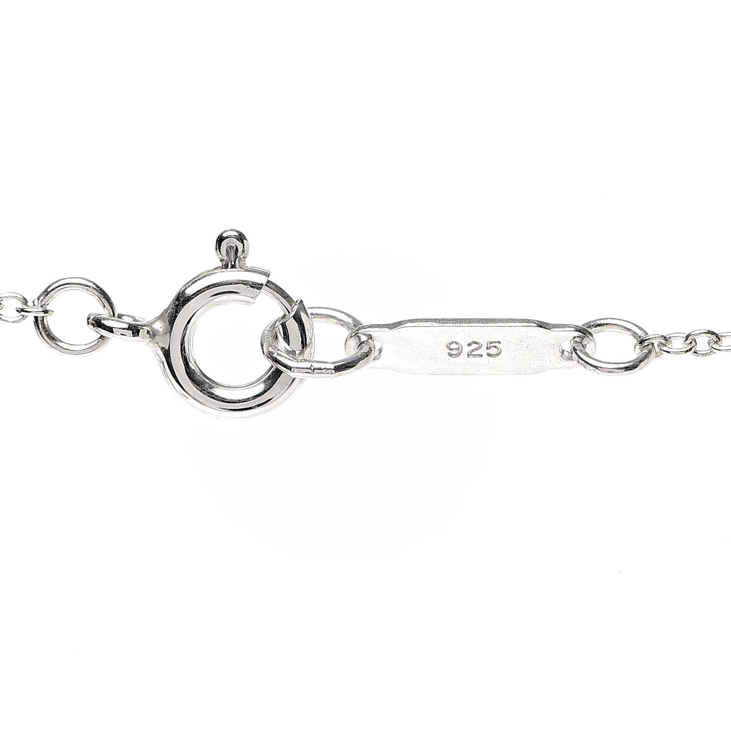 Tiffany Sterling Silver Bow Pendant Necklace 5 of 7