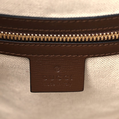 Gucci GG Supreme Monogram Azalea Calfskin Fake/Not Retro Interlocking G Day Backpack Beige Ebony Brown Sugar 5 of 10