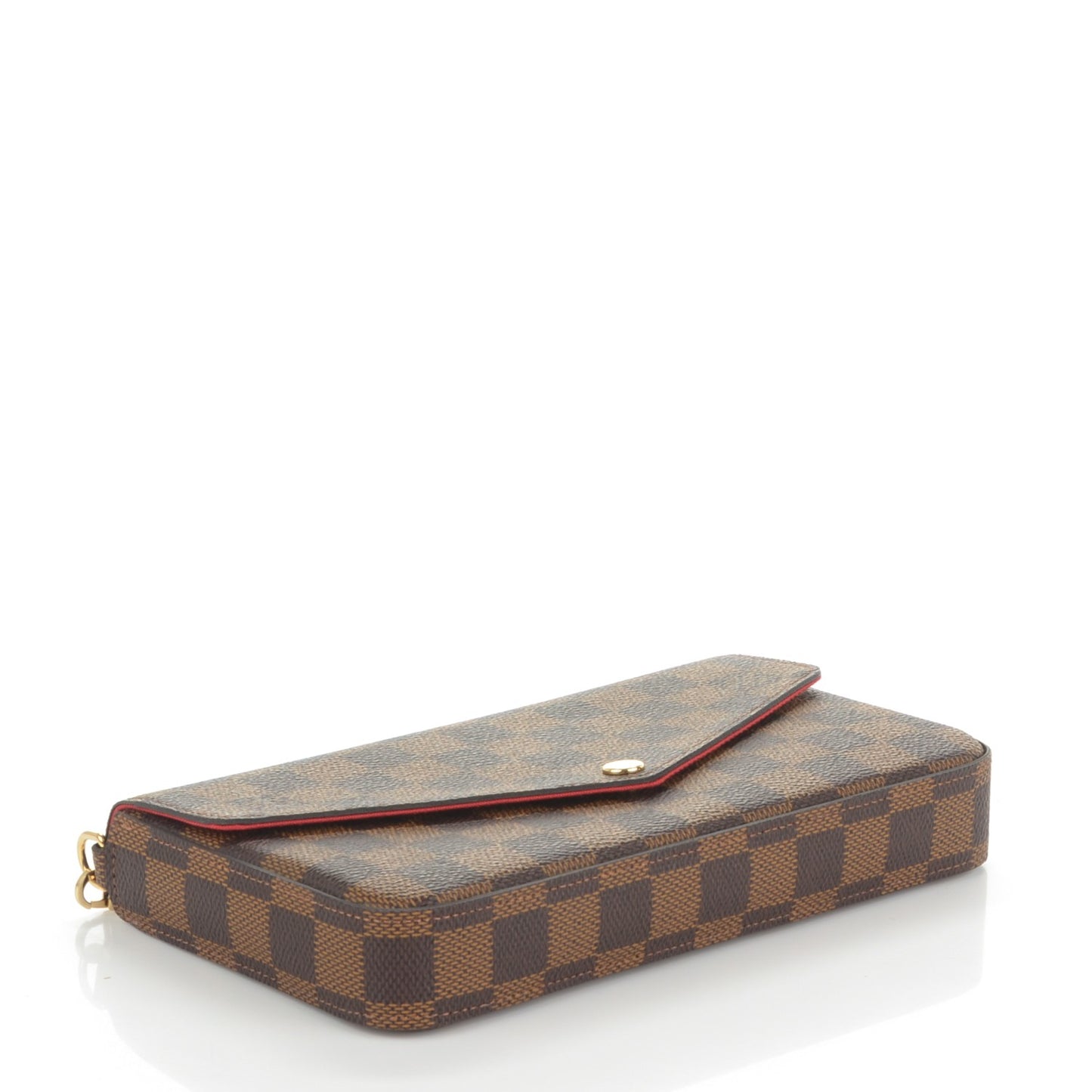 Damier Ebene Pochette Felicie Chain Wallet