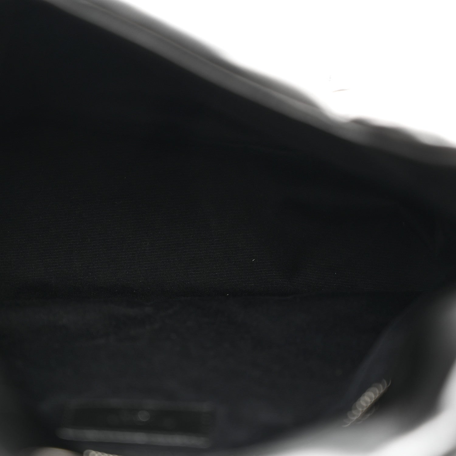 Saint Laurent Lambskin Quilted Medium Loulou Puffer Monogram Chain Satchel Black 6 of 10