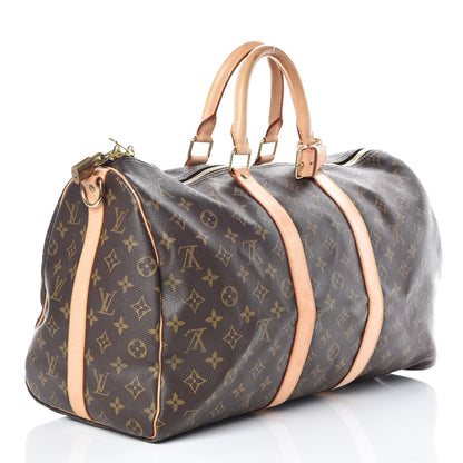 Louis Vuitton Monogram Keepall Bandouliere 45 3 of 18