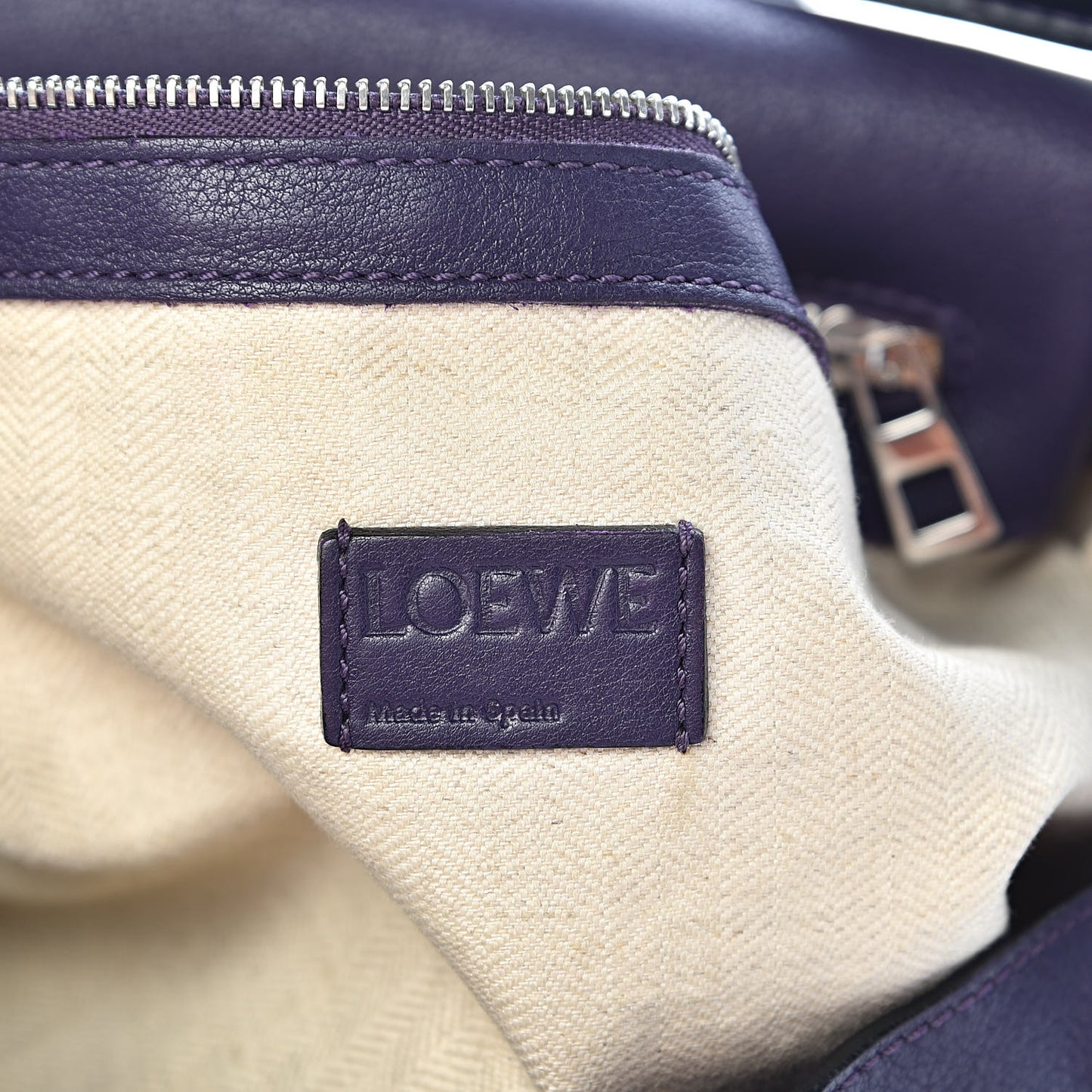 Calfskin Flamenco Knot Flap Bag Violet
