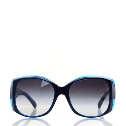 Chanel Mother of Pearl CC Sunglasses 40919 Blue 2 of 7