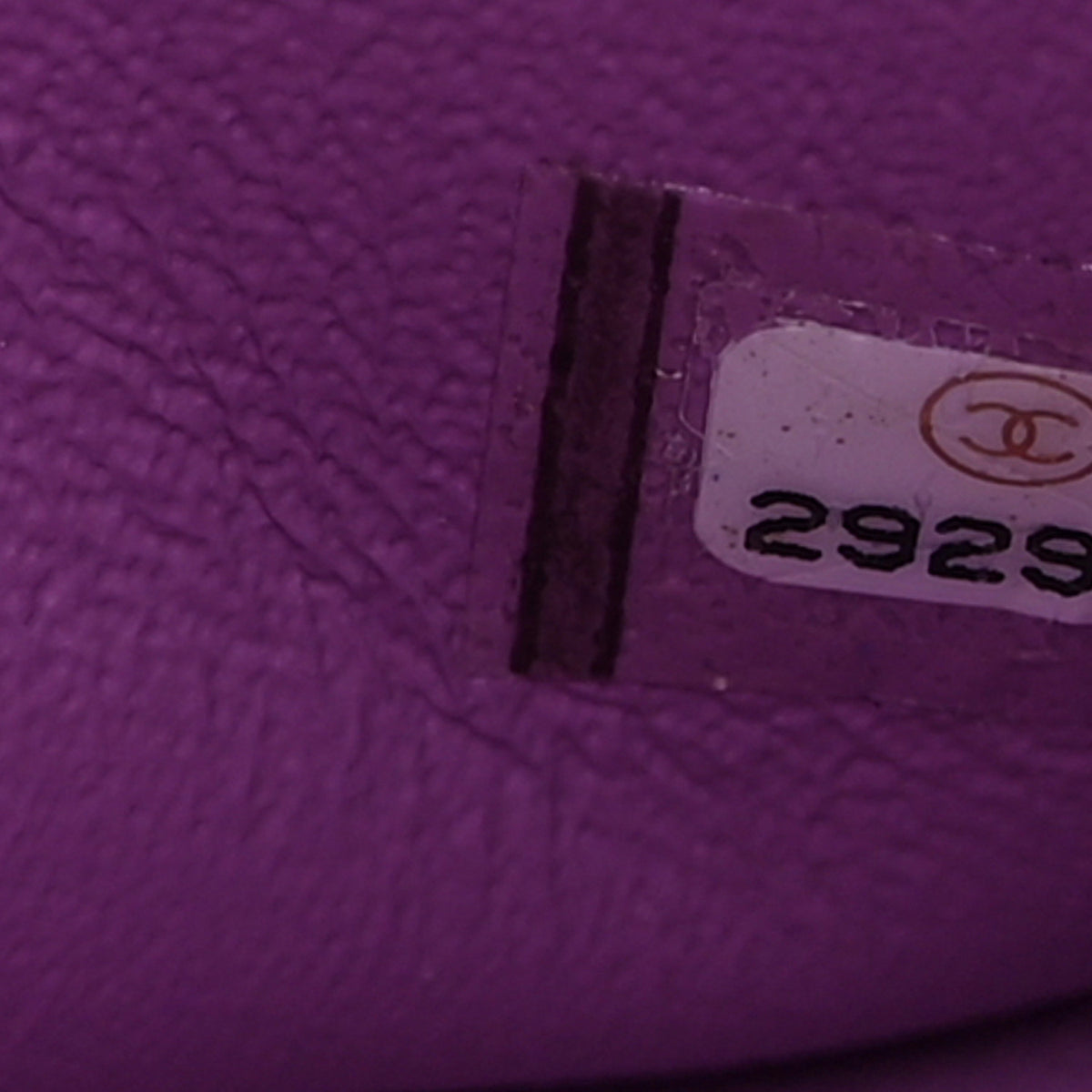 Lambskin Quilted Mini Square Flap Purple