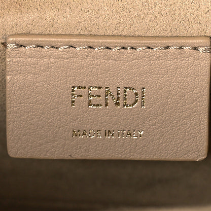 Fendi Vitello Liberty Bi-Color FF 1974 Embossed Kan I Shoulder Bag Black Maya 5 of 9