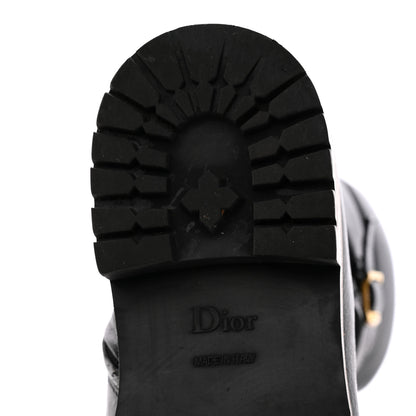 Christian Dior Shiny Calfskin Wildior Low Boot 38 Black 14 of 14