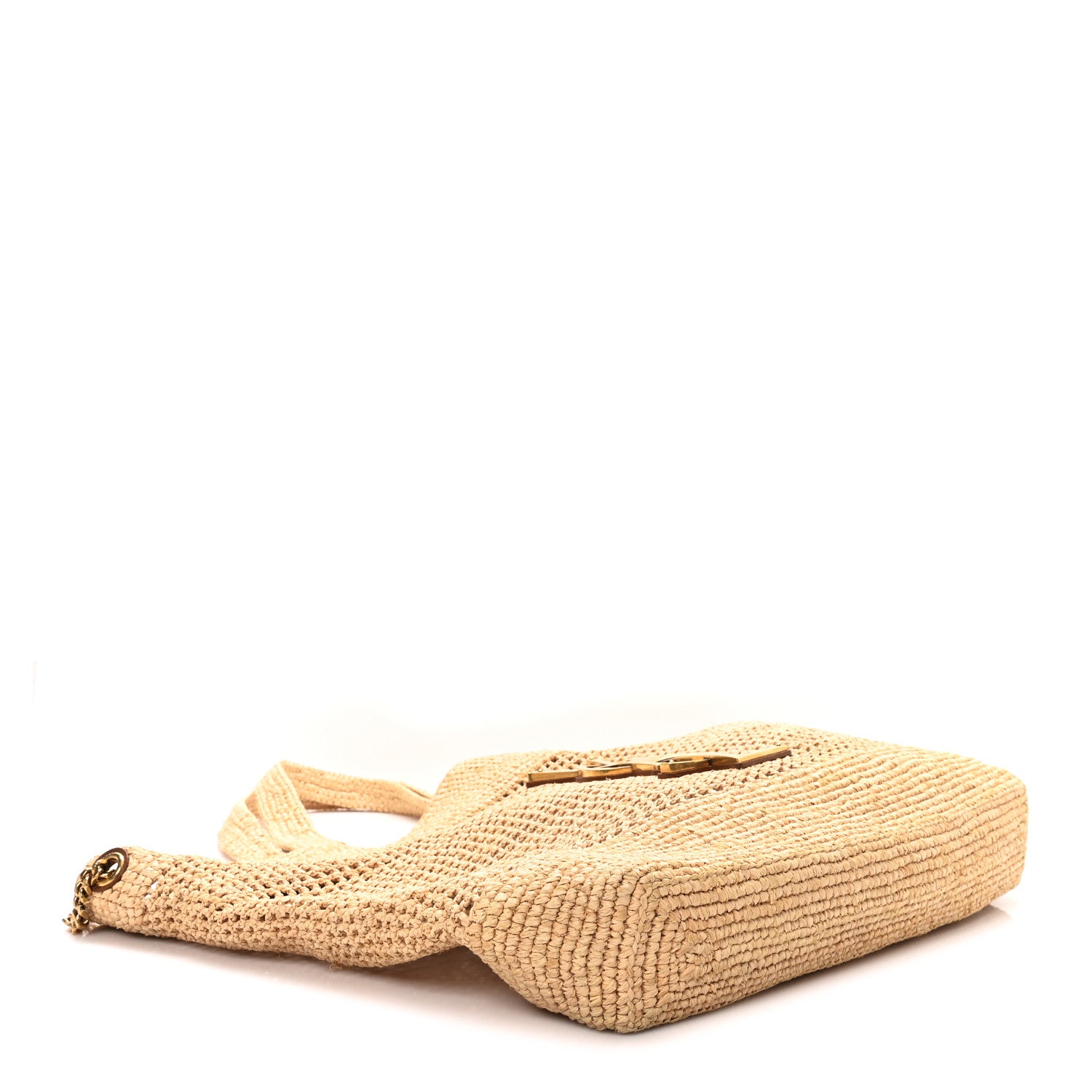 Saint Laurent Raffia Icare Shopping Tote Natural 5 of 13