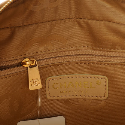 Chanel Lambskin Surpique Shoulder Bag Beige 7 of 10