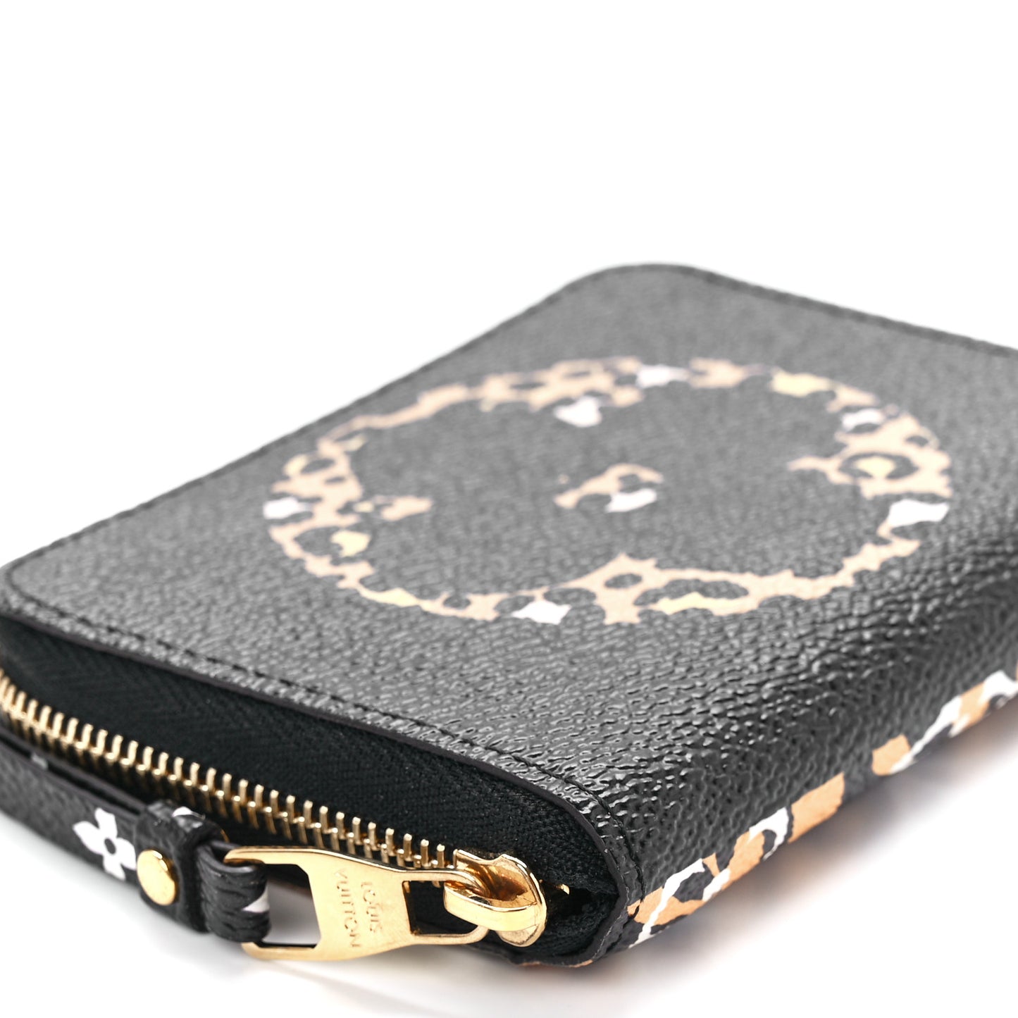 Monogram Giant Jungle Zippy Coin Purse Black