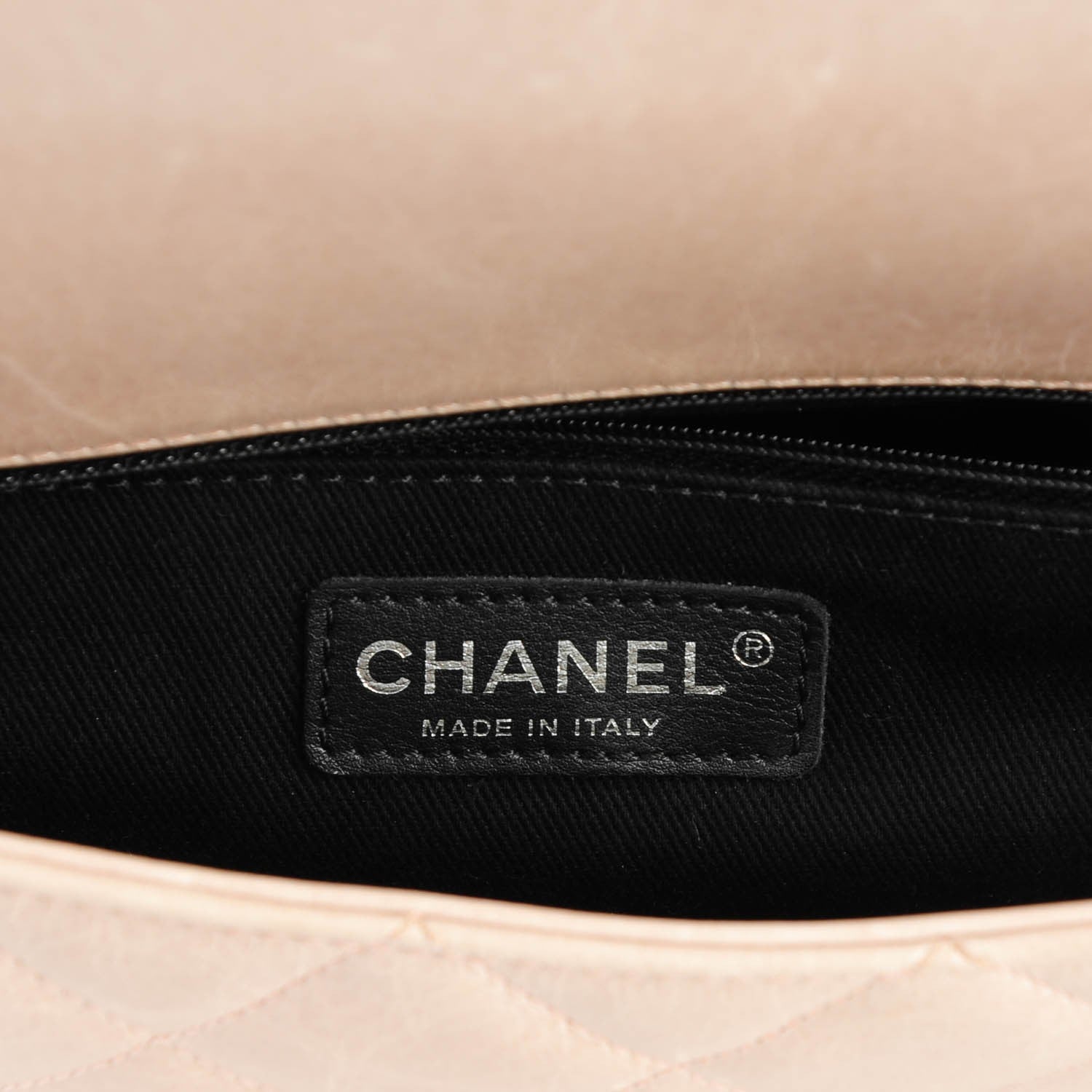 Chanel Glazed Calfskin Quilted Small CC Delivery Tote Light Pink 6 of 7