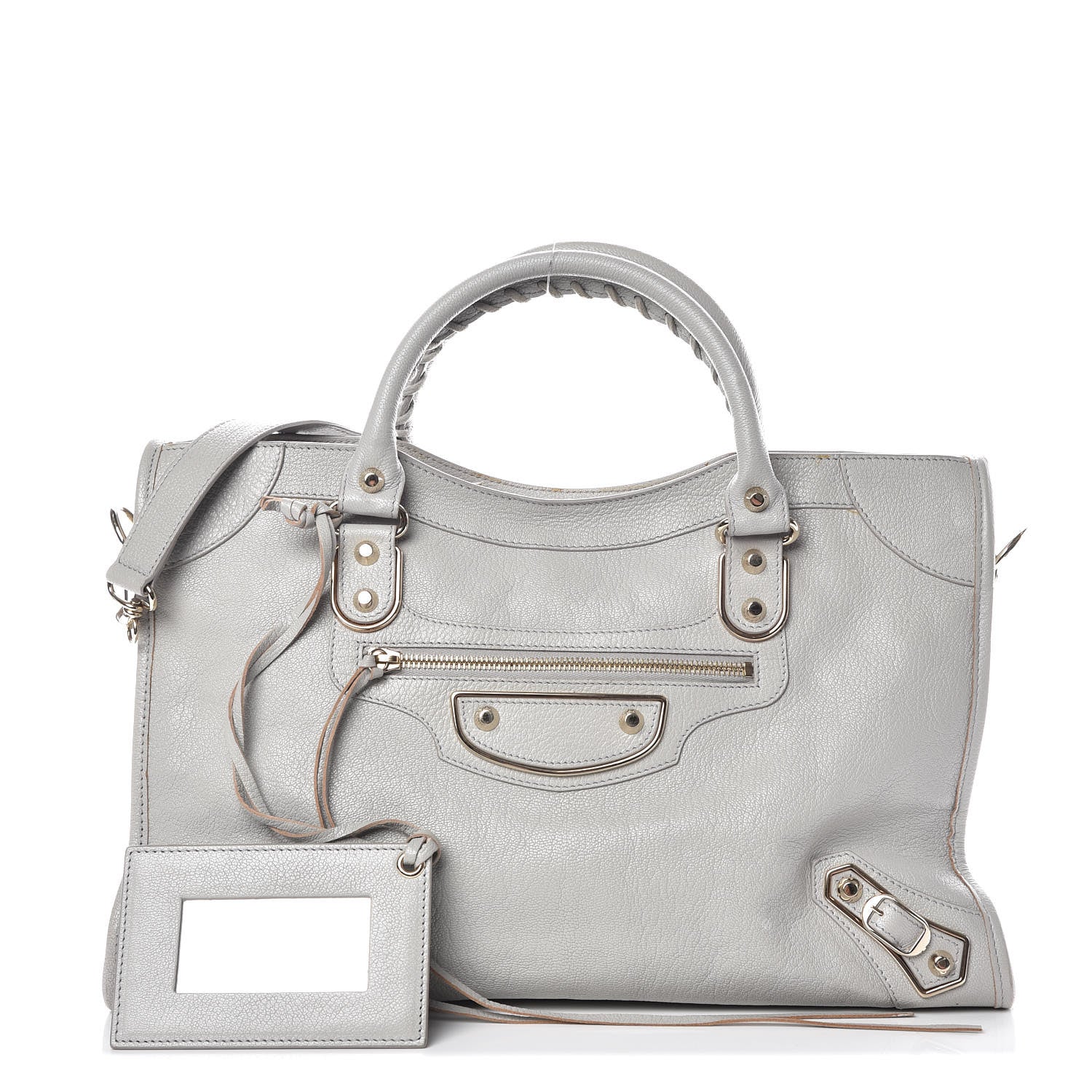 Balenciaga Chevre Gold Metallic Edge Hardware City Gris Perle 1 of 18