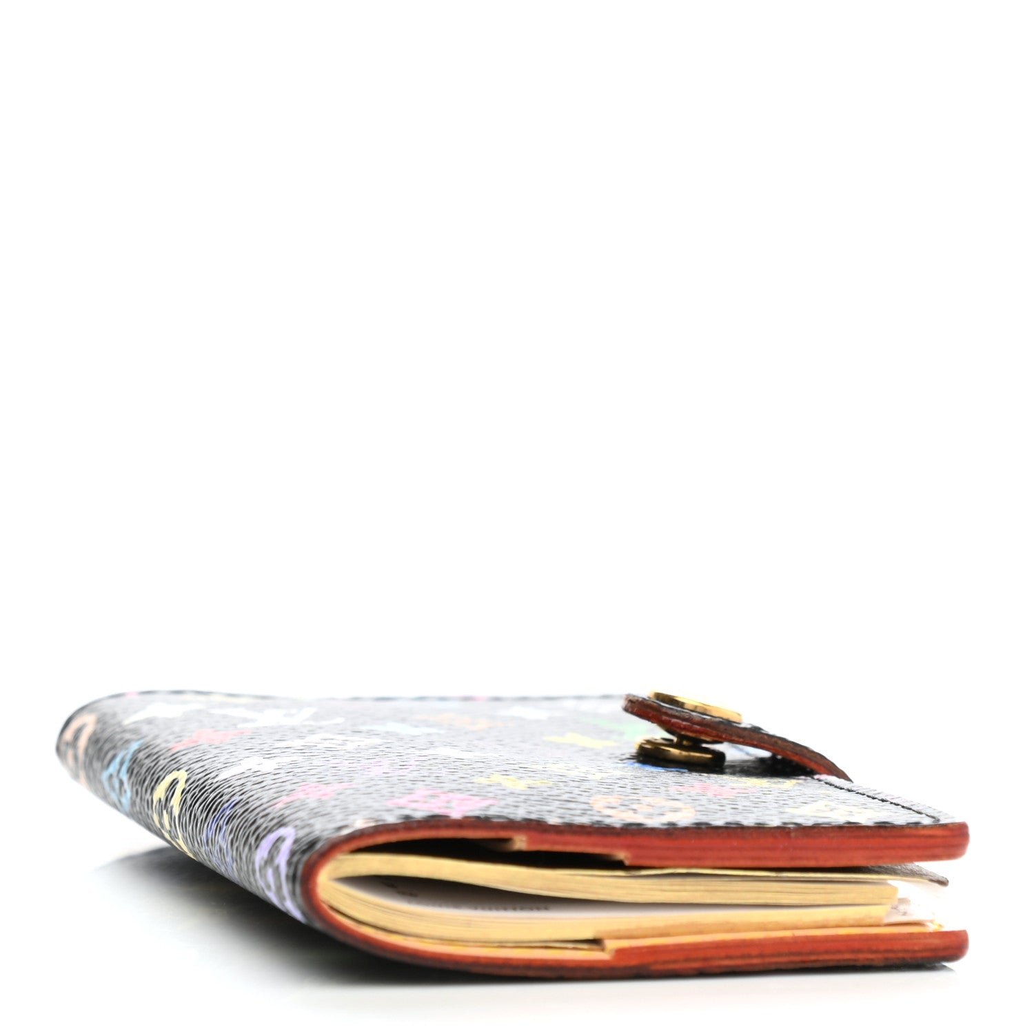 Louis Vuitton Monogram Multicolor Carnet de Bal Mini Agenda Cover Black 3 of 5
