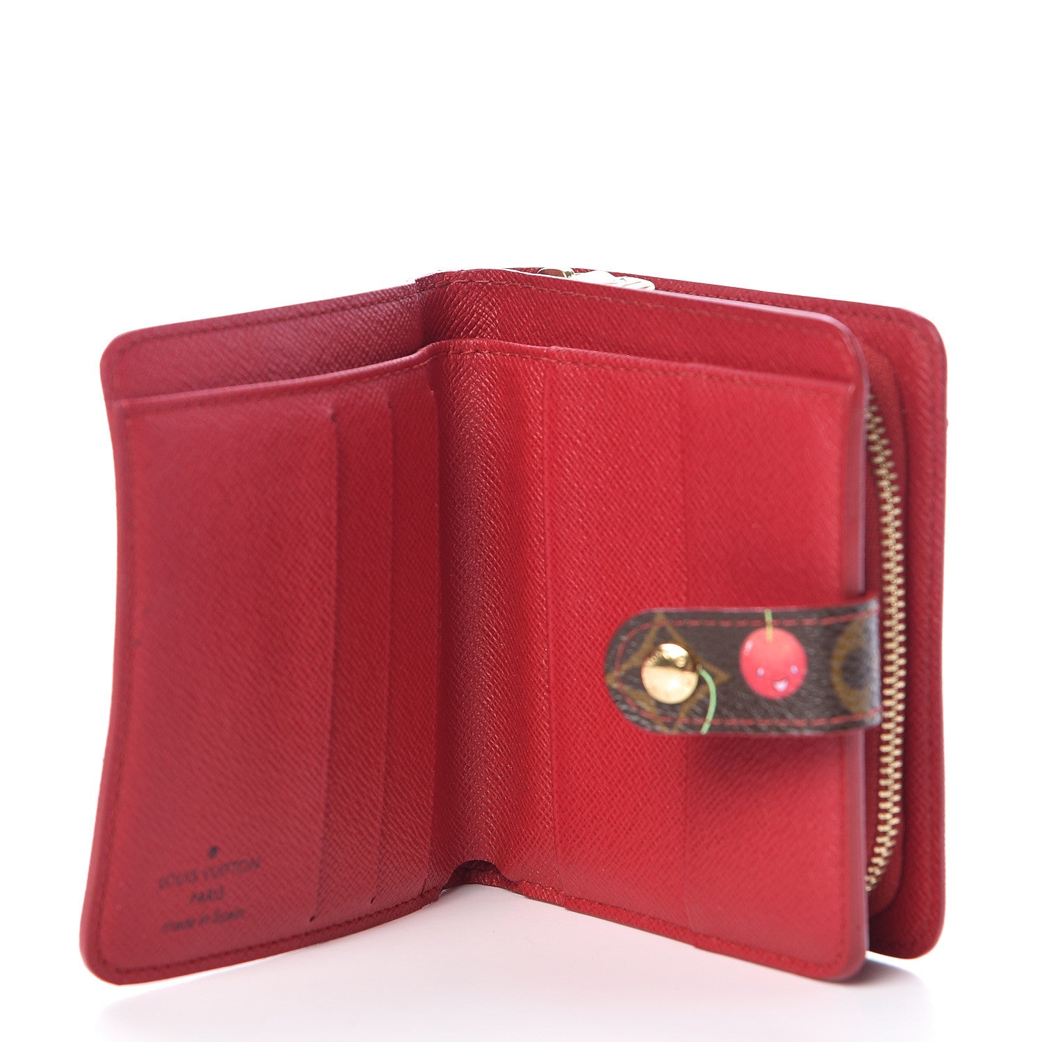 Louis Vuitton Monogram Cerises Compact Zippe Wallet 5 of 10