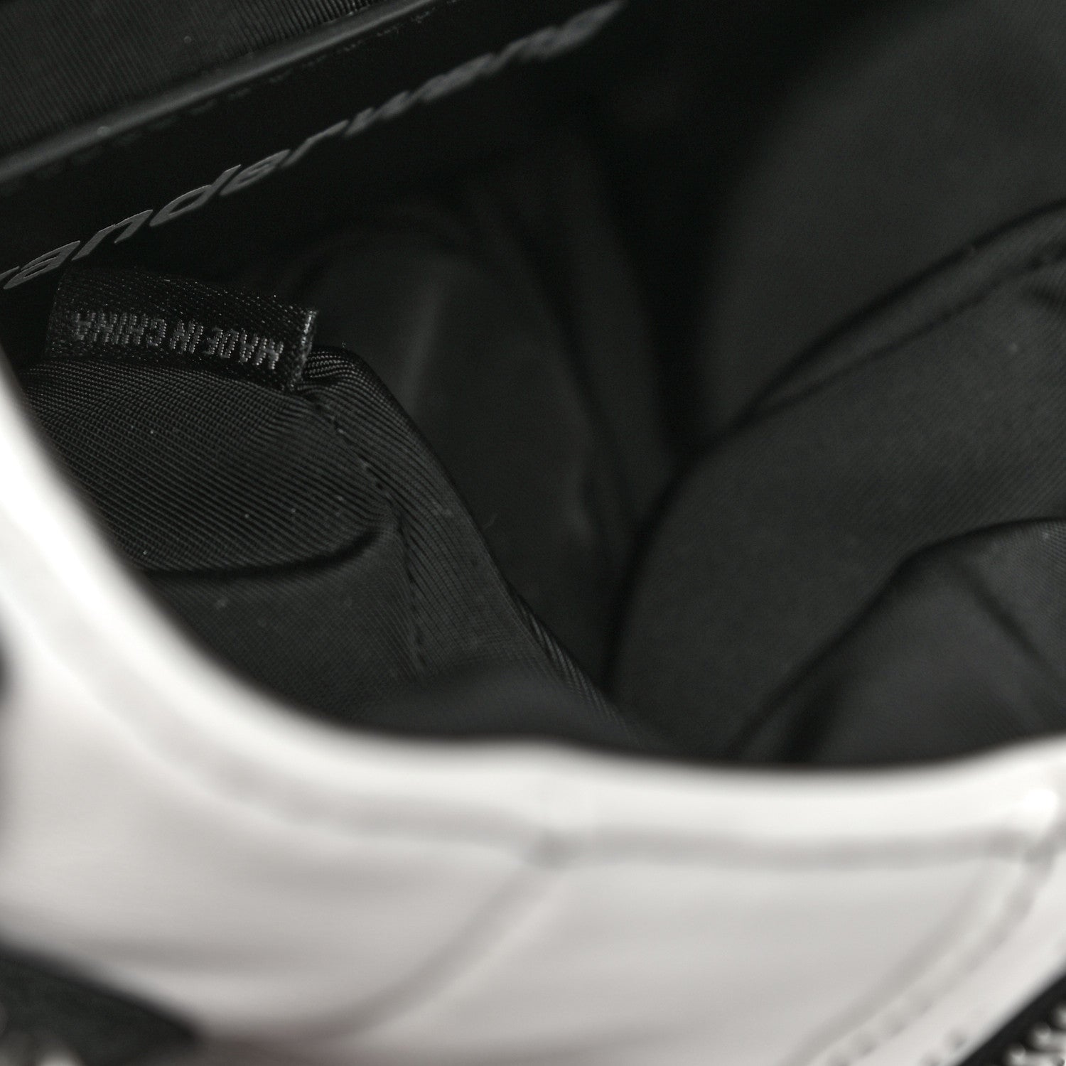 Alexander Wang Lambskin Micro Marti Crossbody White Black 7 of 10