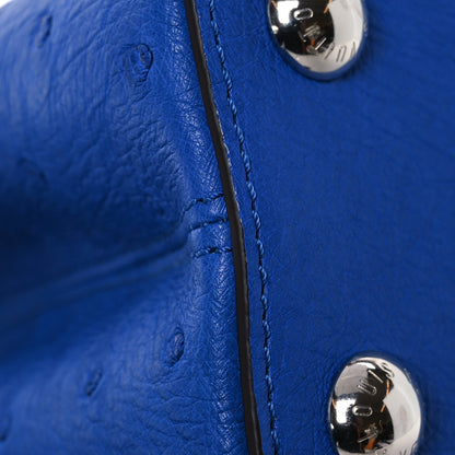 Louis Vuitton Ostrich Capucines BB Saphir 12 of 14