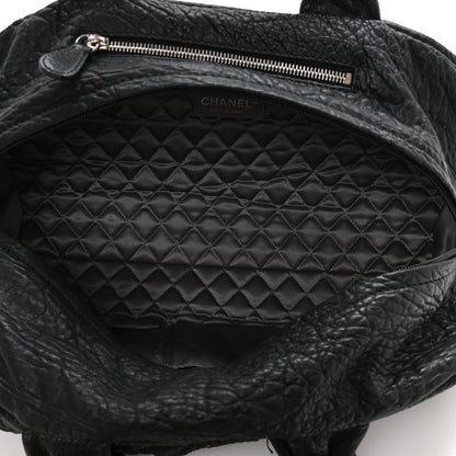 Chanel Distressed Lambskin Le Marais Bowler Black 5 of 11