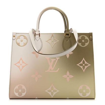 Louis Vuitton Monogram Giant Spring In The City OnTheGo MM Sunset Kaki 1 of 9