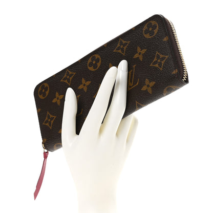 Louis Vuitton Monogram Clemence Wallet Fuchsia 2 of 8