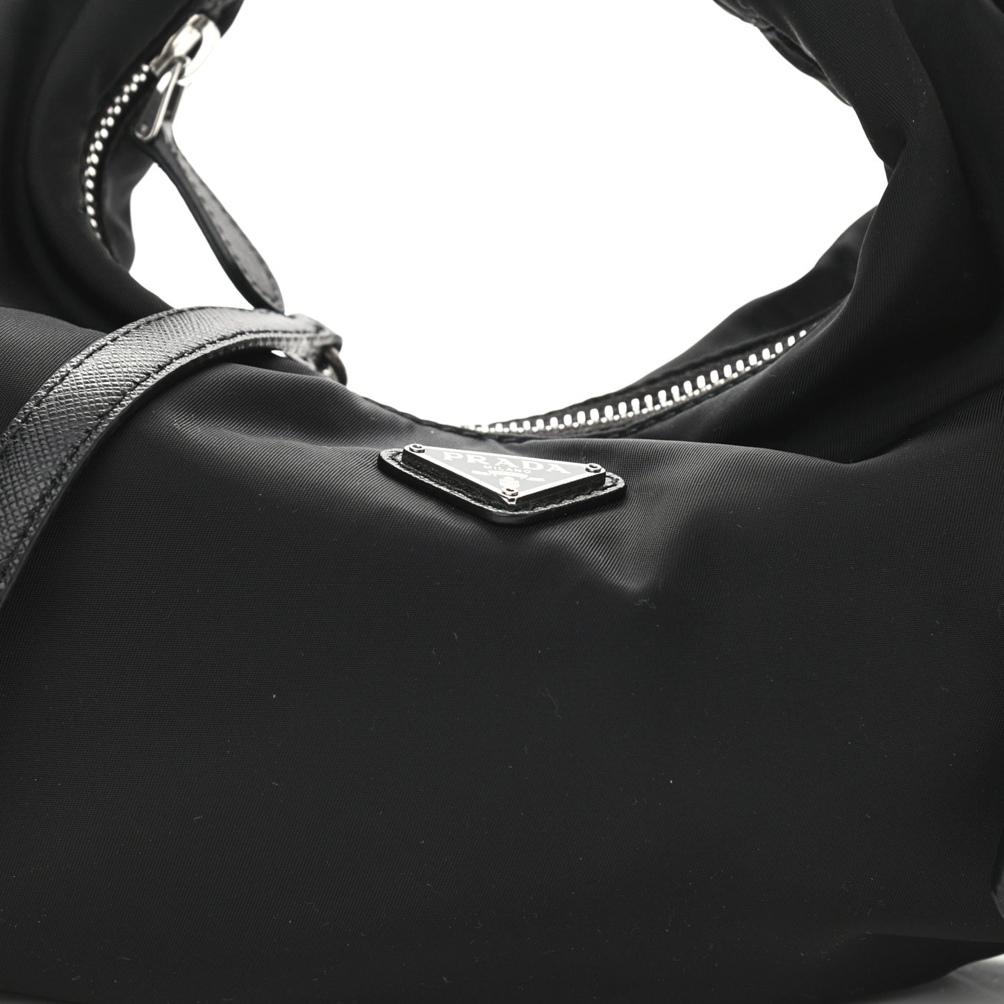 Tessuto Nylon Saffiano Re-Edition 2006 Shoulder Bag Black