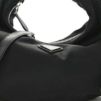 Prada Tessuto Nylon Saffiano Re-Edition 2006 Shoulder Bag Black 9 of 11