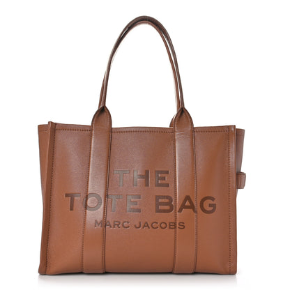 Marc Jacobs Grained Calfskin Large The Tote Bag Argan Oil 1 of 10