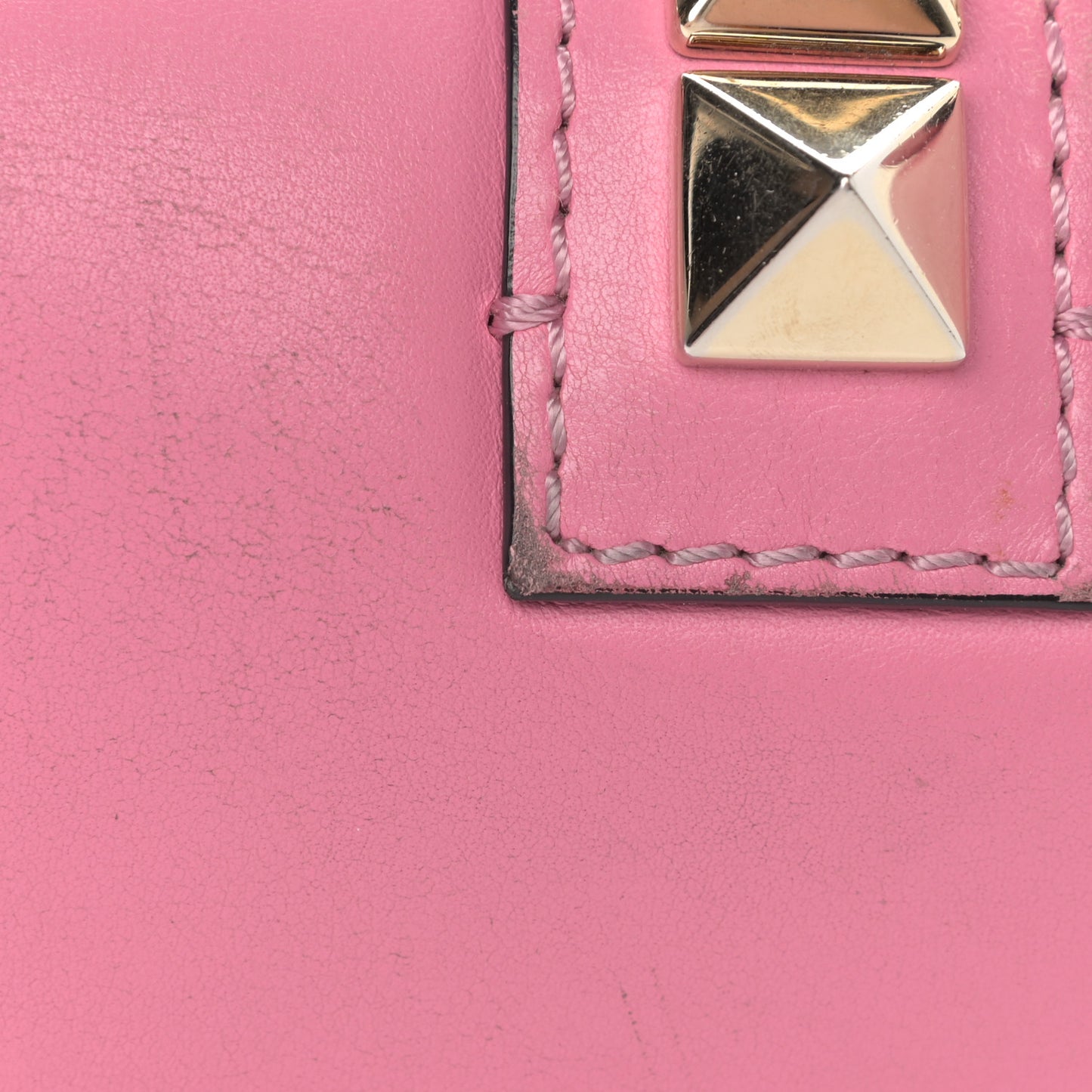 Vitello Mini Glam Lock Rockstud Flap Ninphea