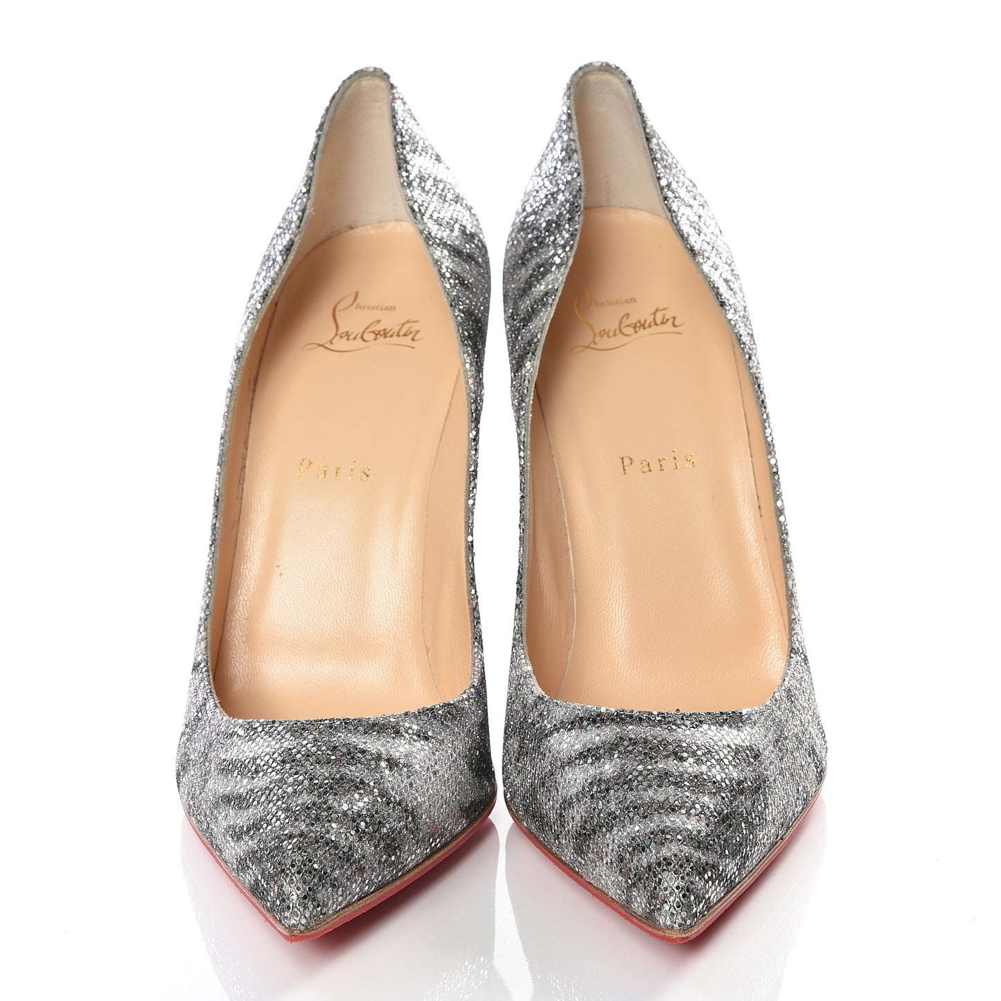 Glitter Sirene Pigalle Follies 100 Pumps 39.5 Silver
