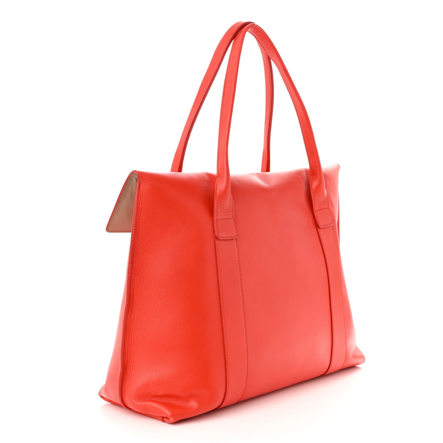 Salvatore Ferragamo Calfskin Large Sookie Satchel Red 4 of 12