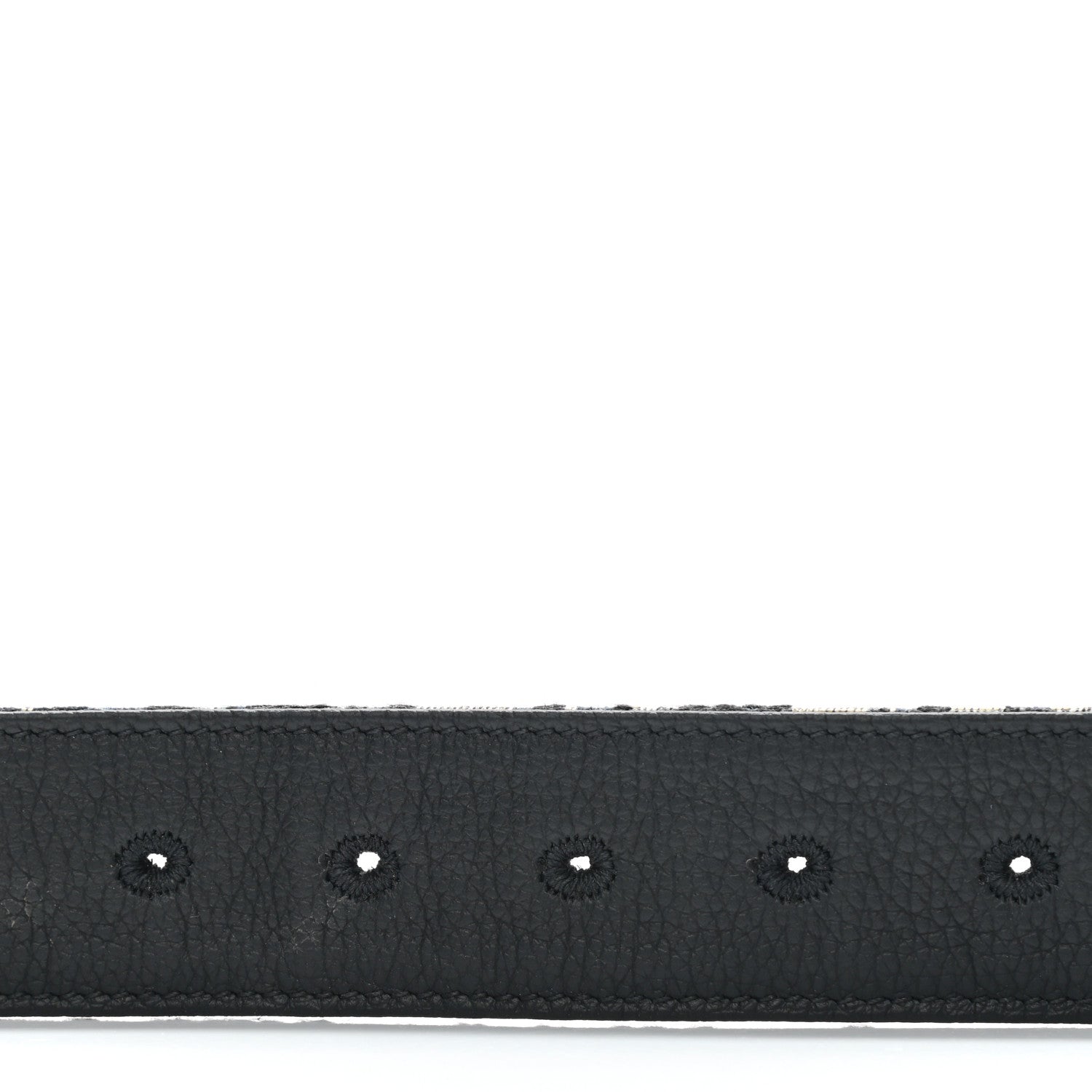 Christian Dior Oblique 30 Montaigne 35mm Belt 125 Blue 4 of 5