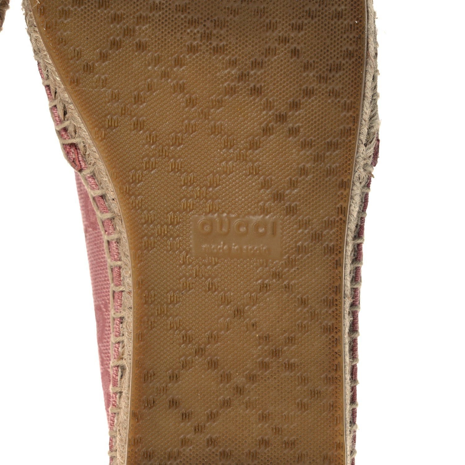 Gucci Monogram Espadrilles 36.5 Soft Pink 6 of 8