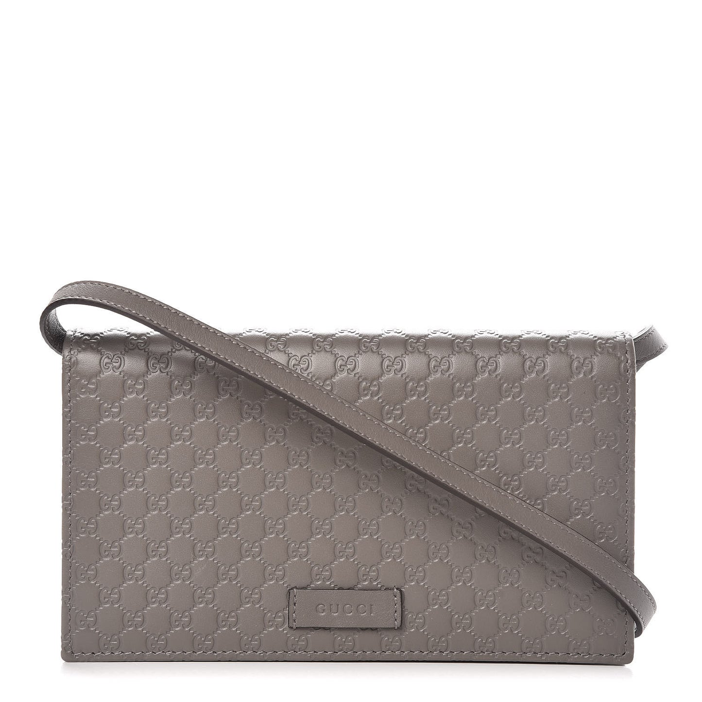 Soft Microguccissima Crossbody Wallet Loess