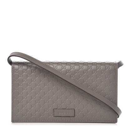 Gucci Soft Microguccissima Crossbody Wallet Loess 1 of 8