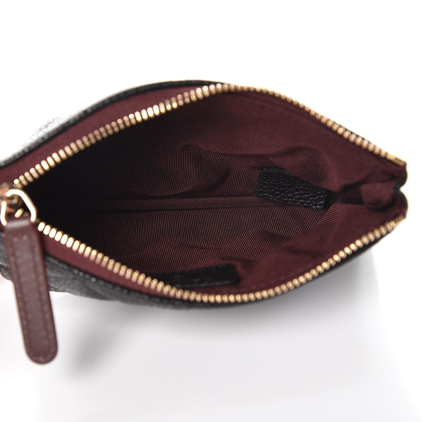 Caviar Quilted Small Cosmetic Case Black