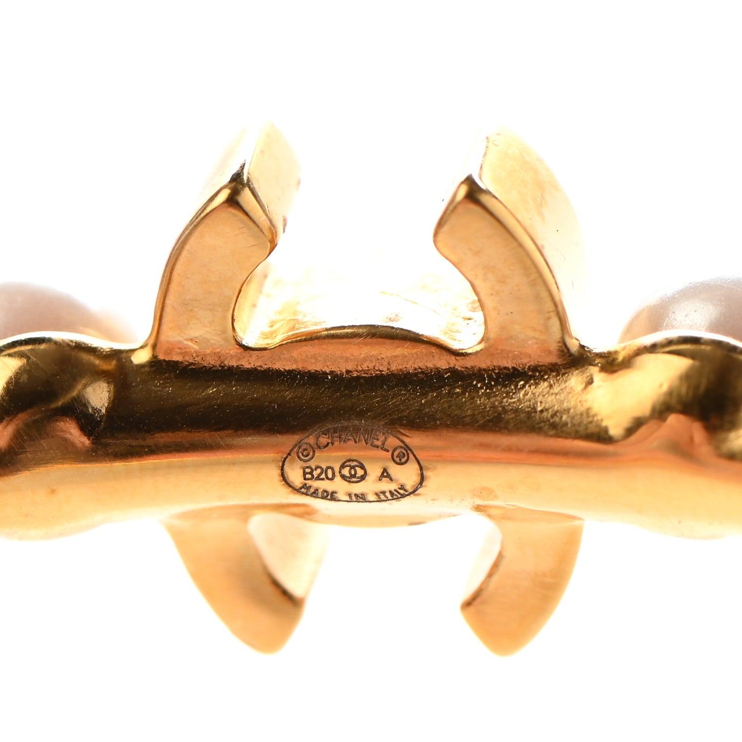 Pearl CC More Is More Hoop Earrings Gold