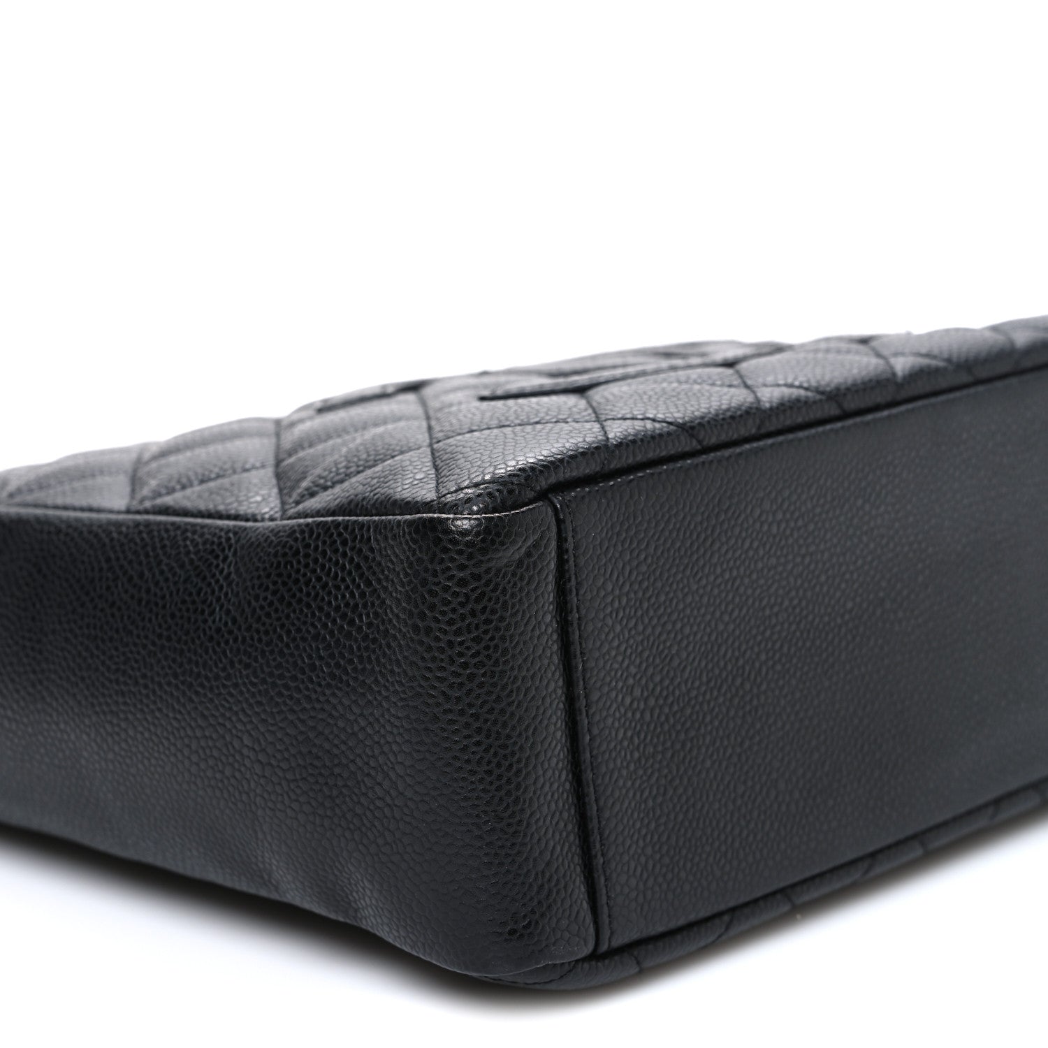 Chanel Caviar Quilted Petit Shopping Tote PST Black 9 of 10