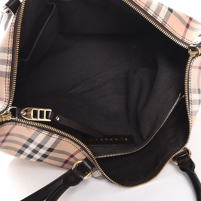 Burberry Haymarket Check Small Salisbury Tote Chocolate 5 of 8