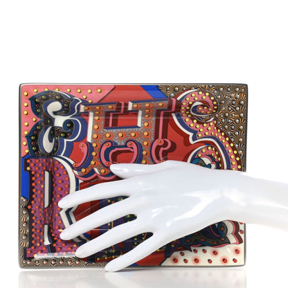 Hermes Porcelain Electrique Change Tray Pourpre 2 of 4
