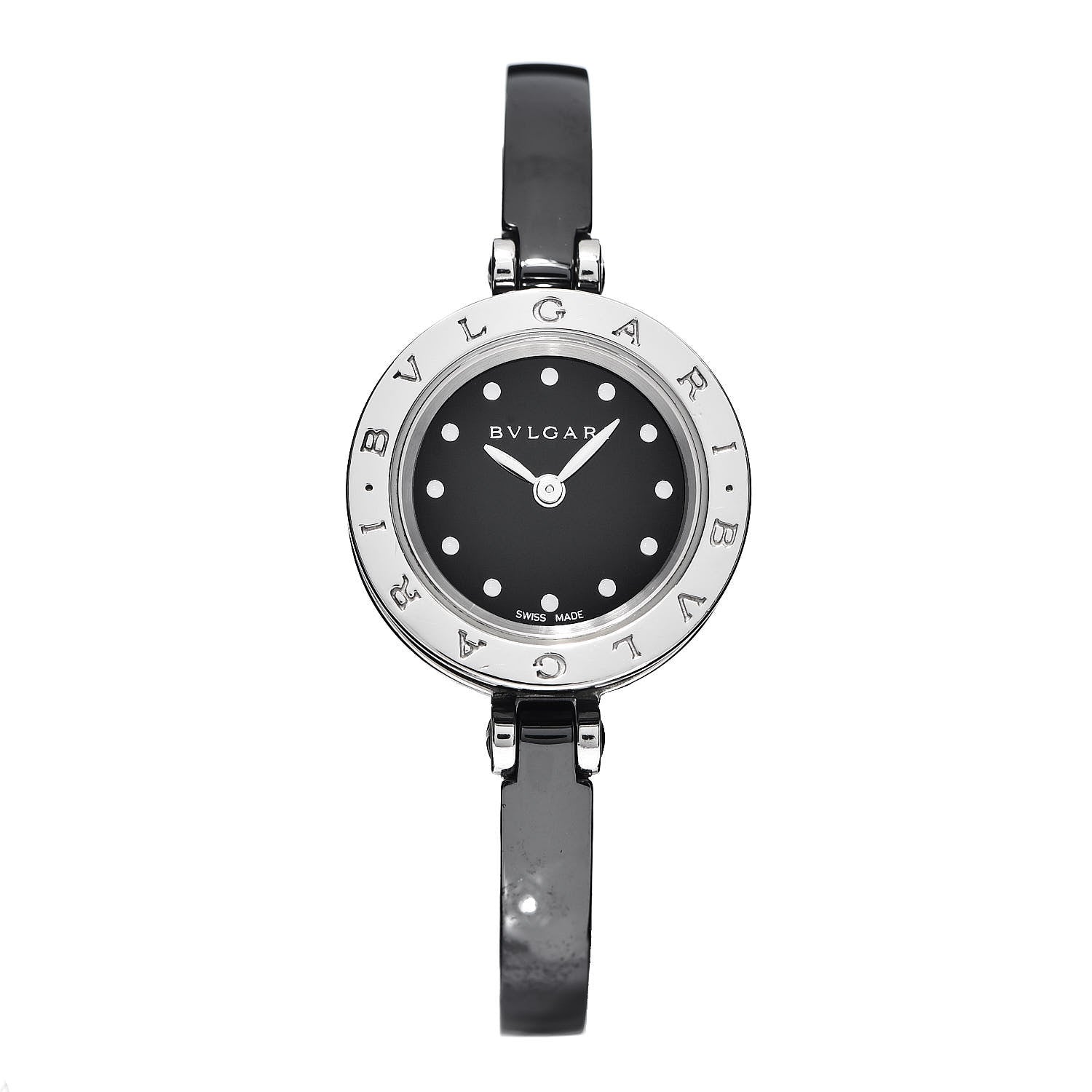 Bulgari Stainless Steel Ceramic 23mm B.zero1 Quartz Watch Black 1 of 5