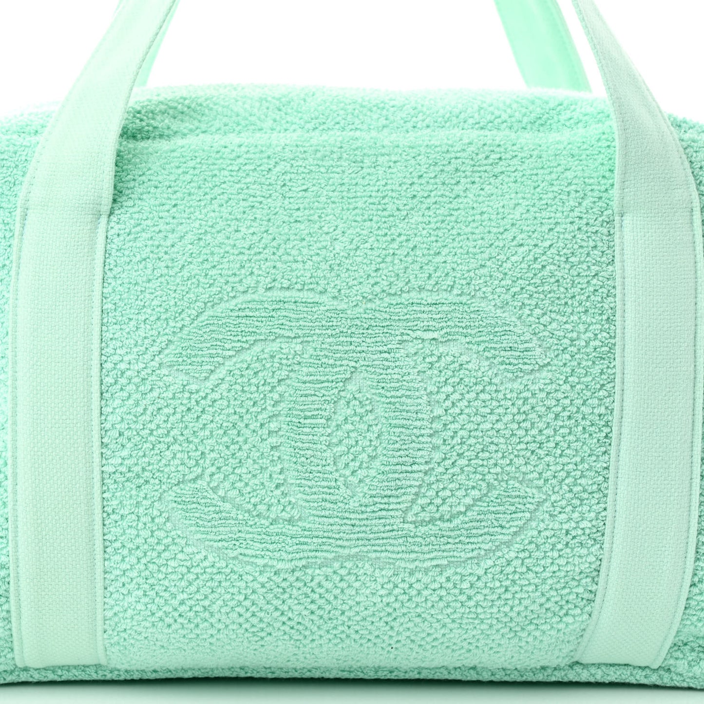 Terry Cotton CC Beach Tote Towel Set Green