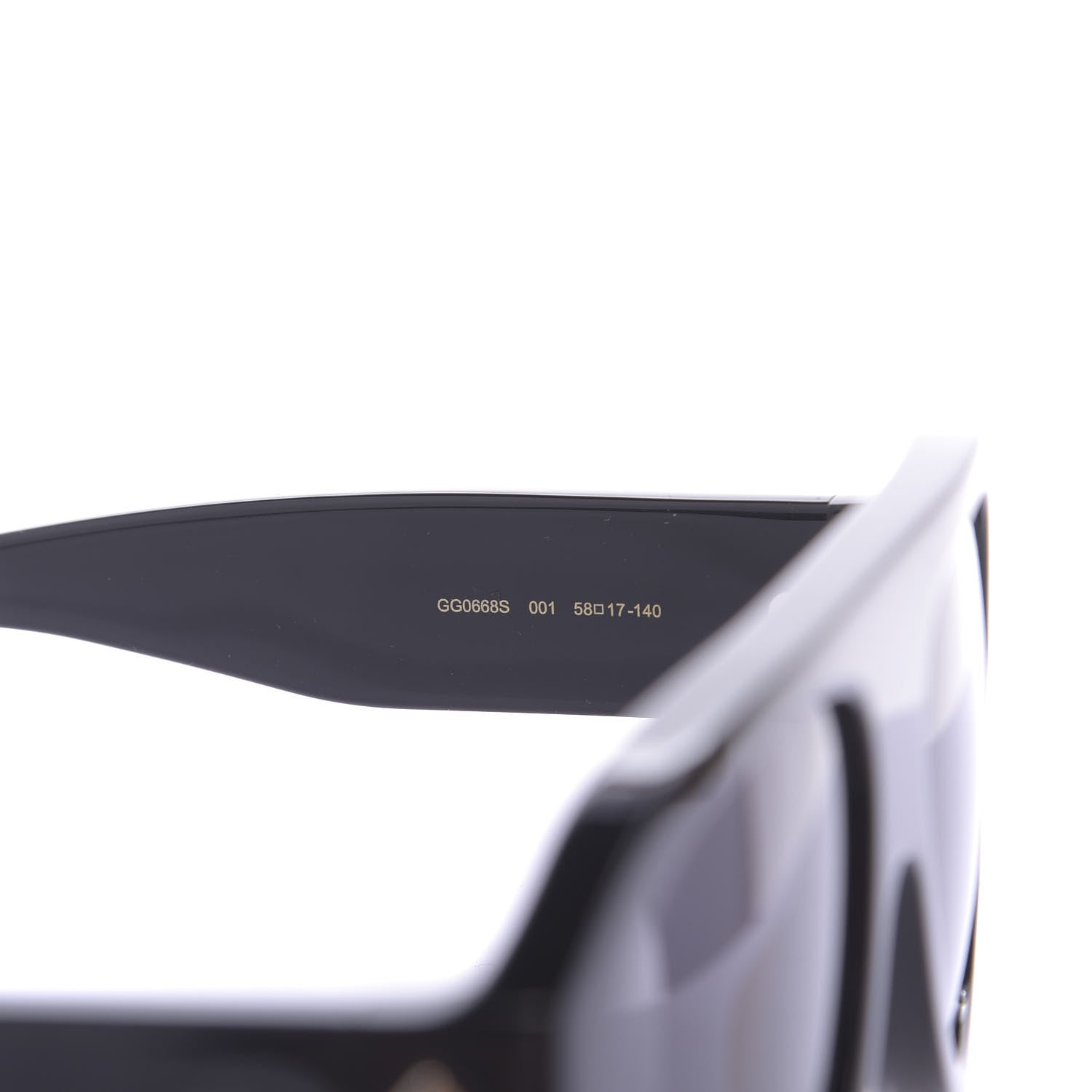 Gucci Acetate Aviator Sunglasses GG0668S Black 5 of 7