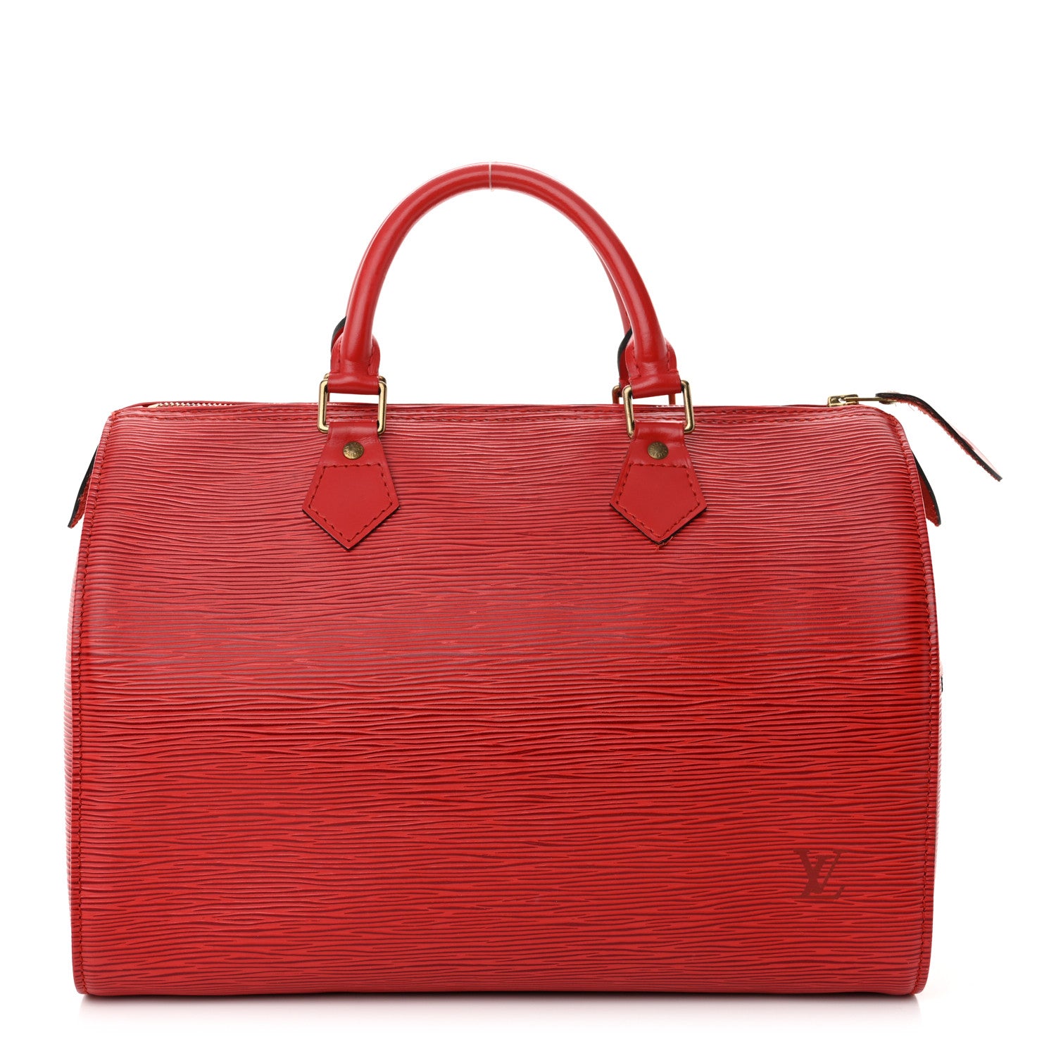 Louis Vuitton Epi Speedy 30 Castillan Red 1 of 11