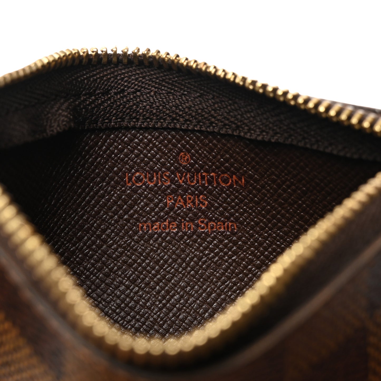LOUIS VUITTON Damier Ebene Key Pouch