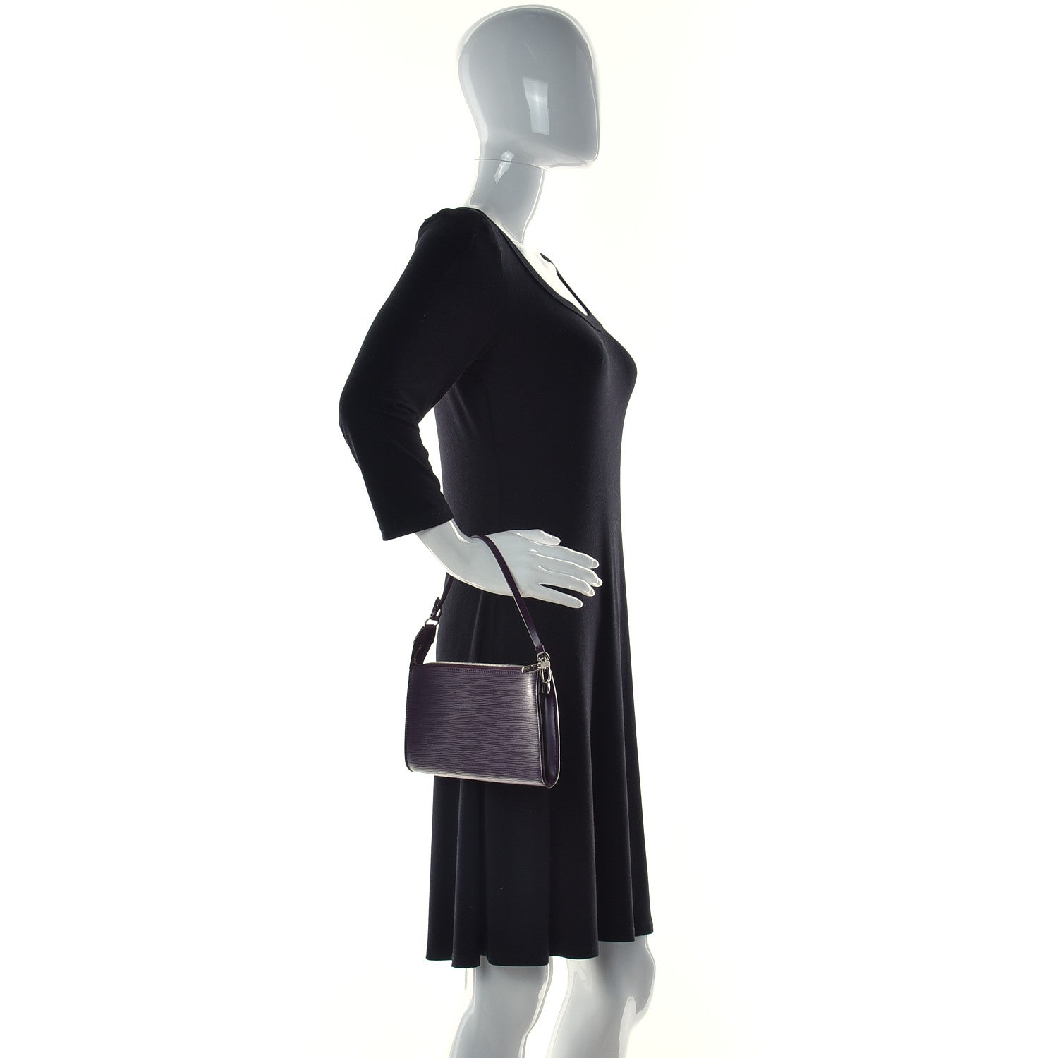Louis Vuitton Epi Pochette Accessories 24 Cassis 3 of 10