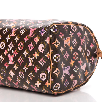 Louis Vuitton Watercolor Aquarelle Speedy 35 Brown 7 of 9