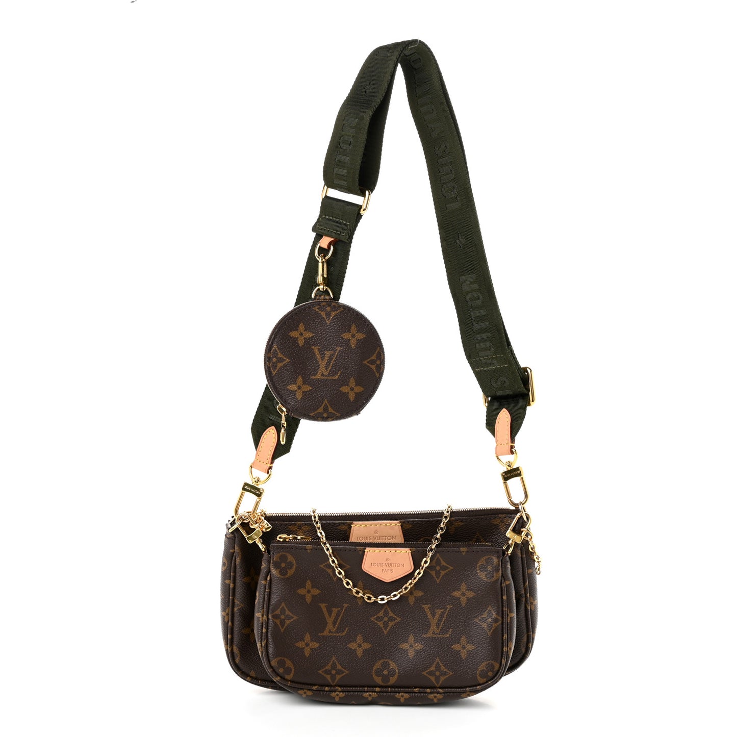 Monogram Multi Pochette Accessories Kaki