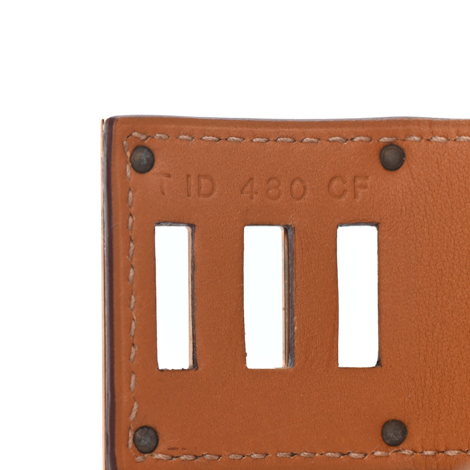 Hermes Barenia Kelly Dog Bracelet Fauve 4 of 4