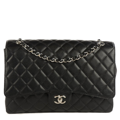 Chanel Caviar Quilted Maxi Single Flap Black 1 of 9