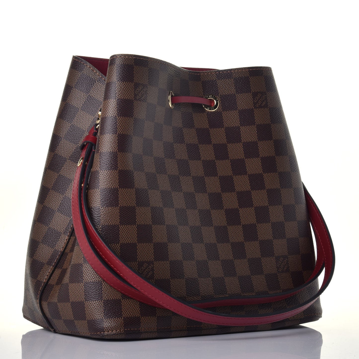 Damier Ebene Neonoe MM Cherry Berry
